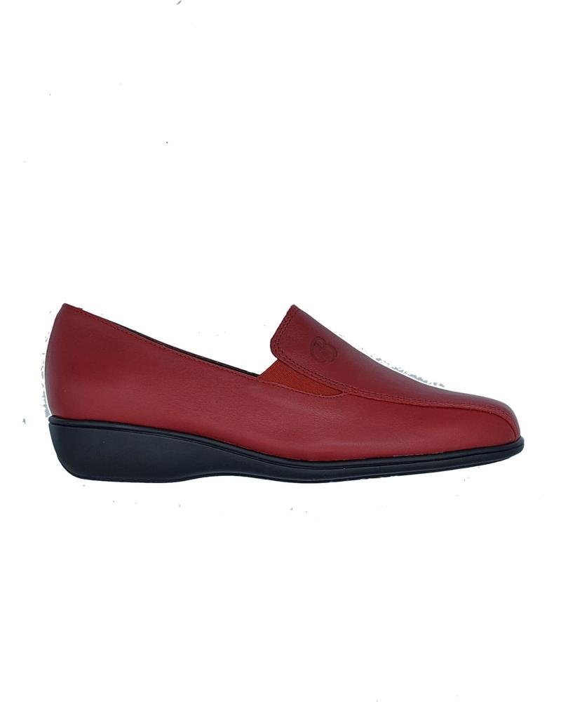 Zapatos de Mujer DIGO DIGO ZAPATO PIEL COMODO ROJO