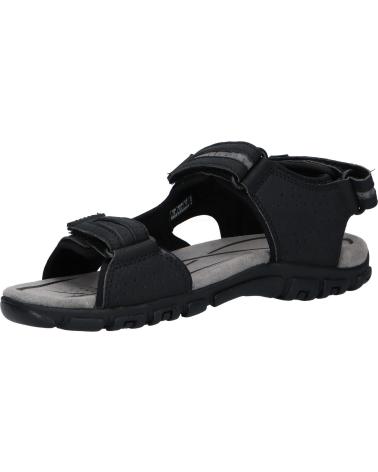 Sandalen für Herren GEOX SANDALIAS HOMBRE MODELO UOMO SANDAL STRADA COLOR NEGRO C9310 C9310