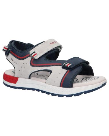 Sandali per Bambino GEOX J25AVA 022BC J S ALBEN C1297 LT GREY-NAVY