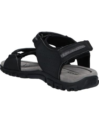 Sandalen für Herren GEOX SANDALIAS HOMBRE MODELO UOMO SANDAL STRADA COLOR NEGRO C9310 C9310