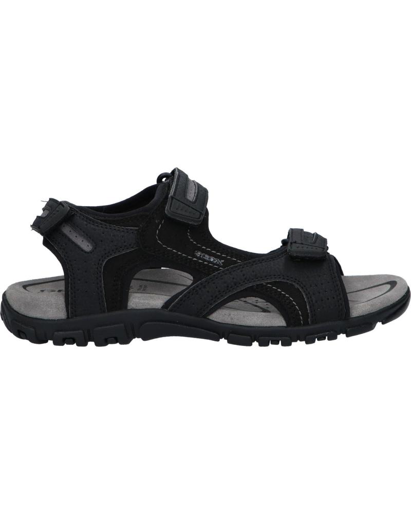 Sandalen für Herren GEOX SANDALIAS HOMBRE MODELO UOMO SANDAL STRADA COLOR NEGRO C9310 C9310