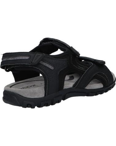 Sandalen für Herren GEOX SANDALIAS HOMBRE MODELO UOMO SANDAL STRADA COLOR NEGRO C9310 C9310
