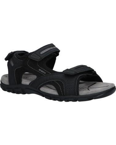 Sandalen für Herren GEOX SANDALIAS HOMBRE MODELO UOMO SANDAL STRADA COLOR NEGRO C9310 C9310