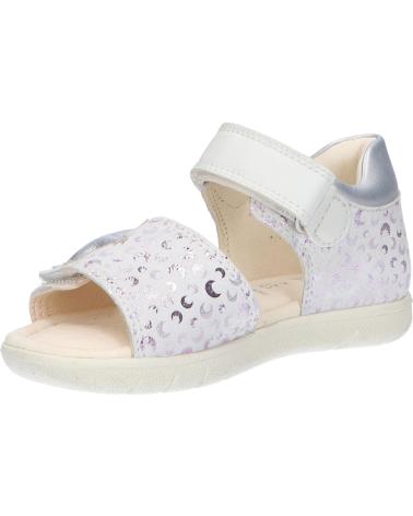 Sandálias de Menina GEOX B251YA 007NF B S ALUL C0007 WHITE-SILVER
