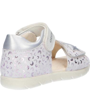 Sandálias de Menina GEOX B251YA 007NF B S ALUL C0007 WHITE-SILVER