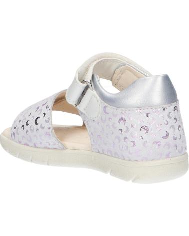 Sandálias de Menina GEOX B251YA 007NF B S ALUL C0007 WHITE-SILVER