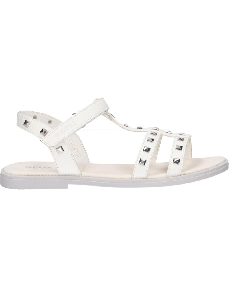 Sandalen für Mädchen GEOX J2535I 000BC J S KARLY C1000 WHITE