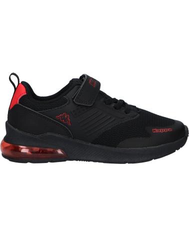 Sportschuhe für Mädchen und Junge KAPPA 371G7CW MYAGI A2M BLACK-RED MD CORAL