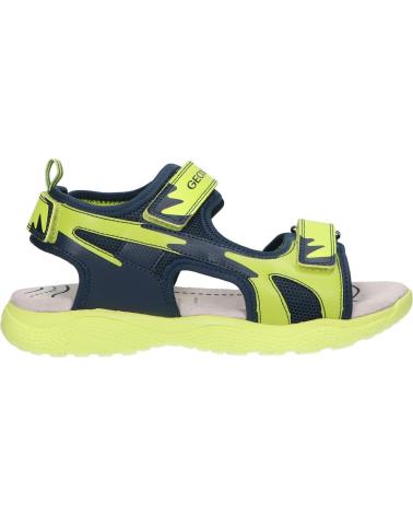 Sandali per Bambino GEOX J25GPB 014CE J S SPLUSH C0749 NAVY-LIME