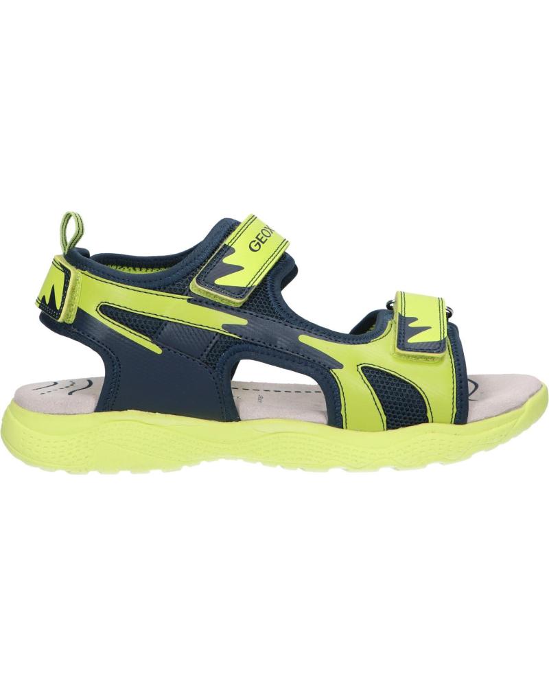Sandali per Bambino GEOX J25GPB 014CE J S SPLUSH C0749 NAVY-LIME