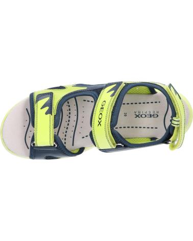 Sandali per Bambino GEOX J25GPB 014CE J S SPLUSH C0749 NAVY-LIME