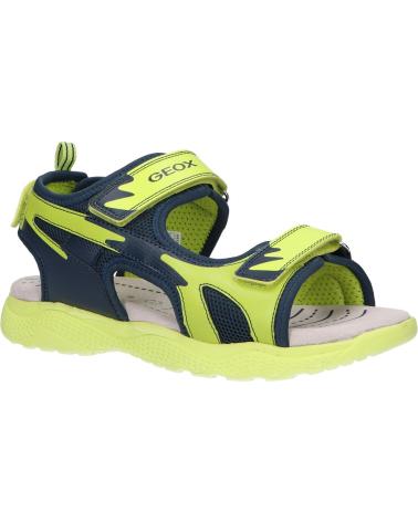 Sandali per Bambino GEOX J25GPB 014CE J S SPLUSH C0749 NAVY-LIME