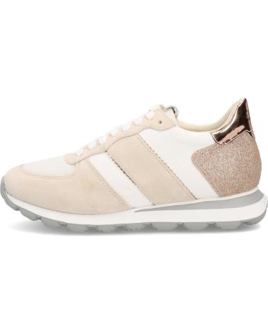 Zapatillas deporte de Mujer GEOX SNEAKER CON GLITTER OFF WHITE