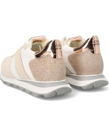 Zapatillas deporte de Mujer GEOX SNEAKER CON GLITTER OFF WHITE