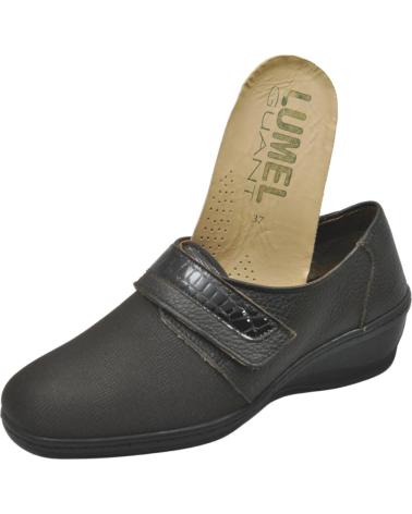 Zapatos de Mujer LUMEL - ZAPATO CON CIERRE DE VELCRO PALA ELASTICA PLANT MORO