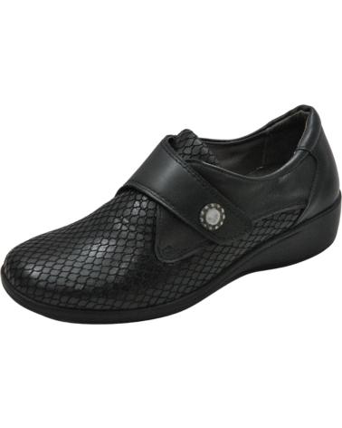 Chaussures pour Femme LUMEL GUANT - ZAPATO CON CIERRE DE VELCRO ANCHO ESPECIAL BLACK 003-738