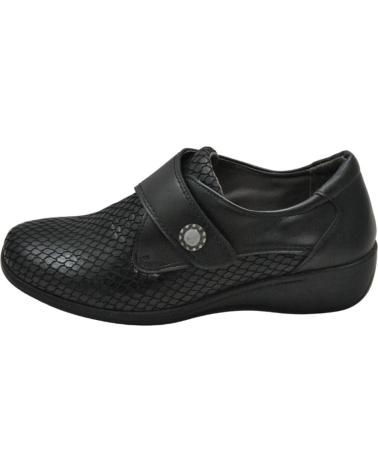Chaussures pour Femme LUMEL GUANT - ZAPATO CON CIERRE DE VELCRO ANCHO ESPECIAL BLACK 003-738