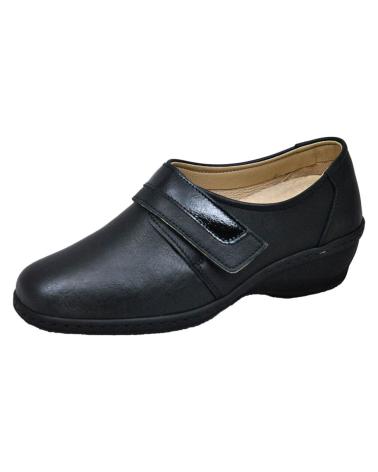 Zapatos de Mujer LUMEL - ZAPATO CIERRE VELCRO PALA ELASTICA PLANTILLA EXTR NEGRO