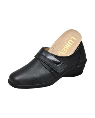 Zapatos de Mujer LUMEL - ZAPATO CIERRE VELCRO PALA ELASTICA PLANTILLA EXTR NEGRO