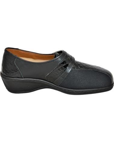 Zapatos de Mujer LUMEL - ZAPATO CIERRE VELCRO PALA ELASTICA PLANTILLA EXT NEGRO
