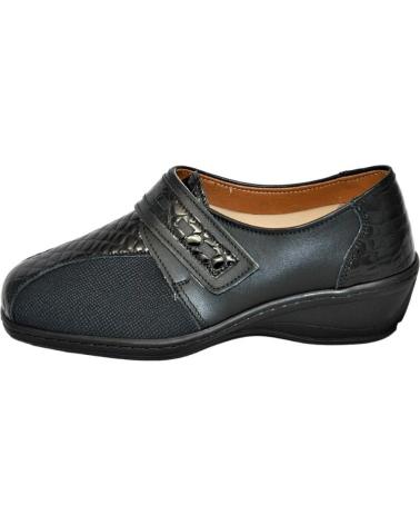 Zapatos de Mujer LUMEL - ZAPATO CIERRE VELCRO PALA ELASTICA PLANTILLA EXT NEGRO