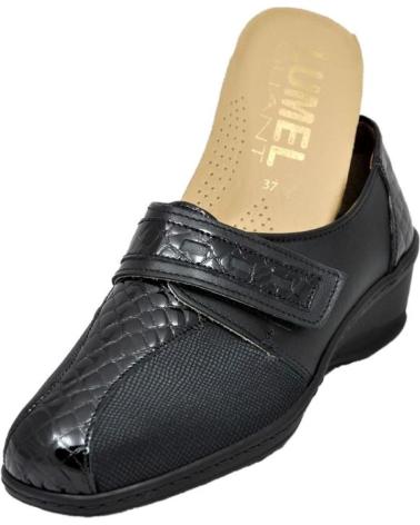 Zapatos de Mujer LUMEL - ZAPATO CIERRE VELCRO PALA ELASTICA PLANTILLA EXT NEGRO
