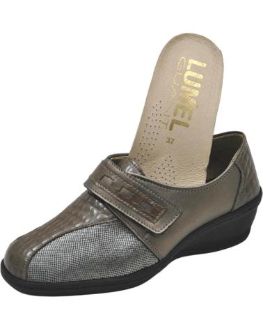 Scarpe per Donna LUMEL - ZAPATO CON CIERRE DE VELCRO PALA ELASTICA PLANT BRONCE-TAUPE