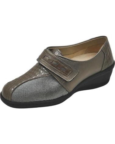 Scarpe per Donna LUMEL - ZAPATO CON CIERRE DE VELCRO PALA ELASTICA PLANT BRONCE-TAUPE
