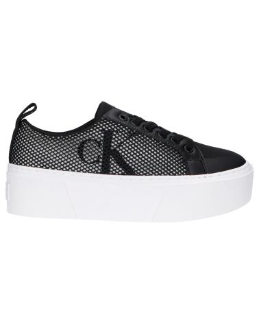 Zapatillas deporte de Mujer CALVIN KLEIN YW0YW00915 FLATFORM 0GJ BLACK-WHITE