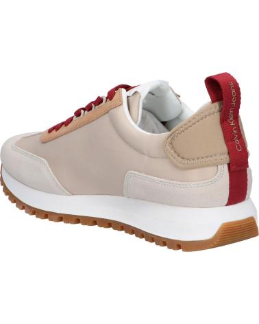 Zapatillas deporte de Hombre CALVIN KLEIN YM0YM00672 TOOTHY RUNNER 0F5 EGGSHELL-TRAVERTINE-MERLOT