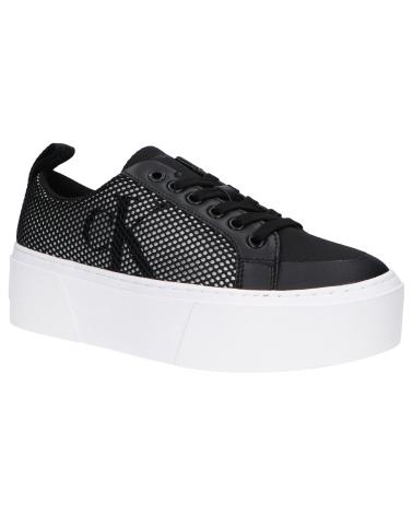 Zapatillas deporte de Mujer CALVIN KLEIN YW0YW00915 FLATFORM 0GJ BLACK-WHITE