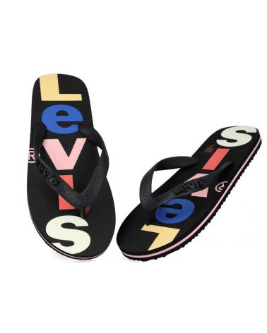 Zehansandalen für Damen LEVIS 229817 CHANCLAS PLAYA MUJER NEGRO
