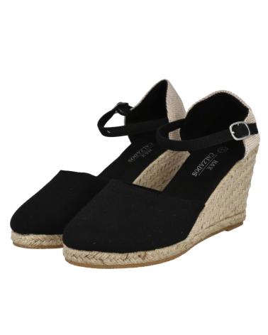 Scarpe per Donna l&r shoes LR SHOES Q-9 ALPARGATAS YUTE MUJER NEGRO