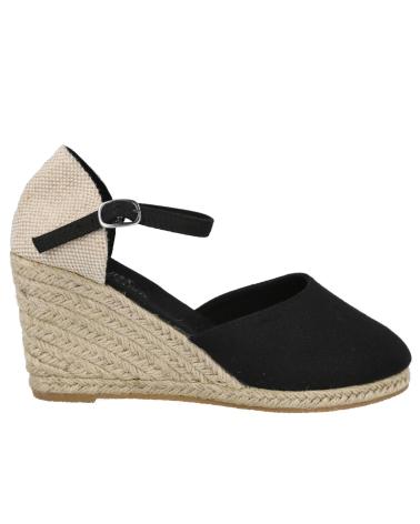 Scarpe per Donna l&r shoes LR SHOES Q-9 ALPARGATAS YUTE MUJER NEGRO