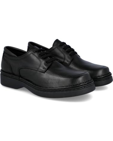 Man shoes l&r shoes BORAH SACH 2000 ZAPATOS DE CORDONES HOMBRE NEGRO