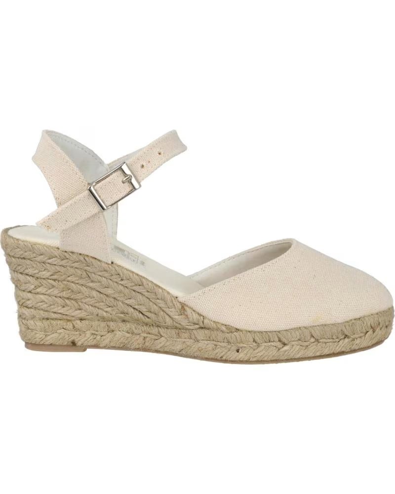 Woman Sandals ANDREA RUIZ M-12 ALPARGATAS YUTE MUJER BEIG