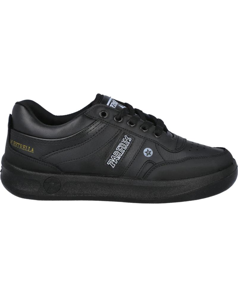 Deportivas de Hombre PAREDES ESTRELLA DP100 ZAPATILLAS DEPOR NEGRO