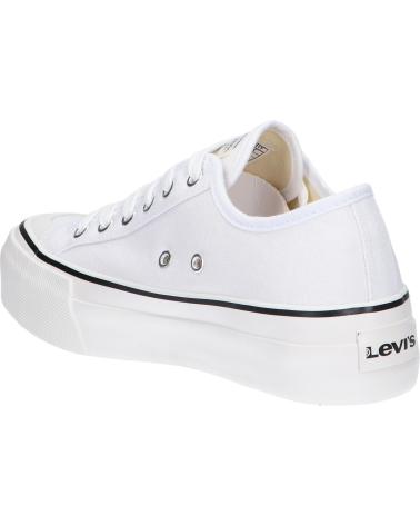 Sapatilhas de Mulher e Menina e Menino LEVIS VBAL0031T HIGH BALL 0061 WHITE