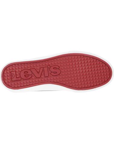 Sapatilhas de Mulher e Menina e Menino LEVIS VBAL0031T HIGH BALL 0061 WHITE