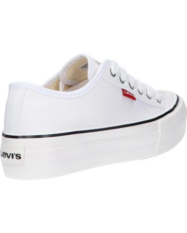 Sapatilhas de Mulher e Menina e Menino LEVIS VBAL0031T HIGH BALL 0061 WHITE