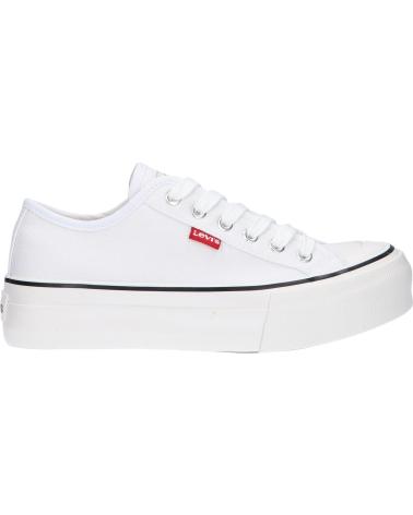 Sapatilhas de Mulher e Menina e Menino LEVIS VBAL0031T HIGH BALL 0061 WHITE