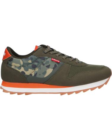 Sapatilhas de Mulher e Menina e Menino LEVIS VALE0034S ALEX 1785 KHAKI CAMO