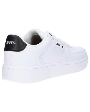 Zapatillas deporte de Mujer y Niña y Niño LEVIS VUNI0071S NEW UNION 0062 WHITE BLACK