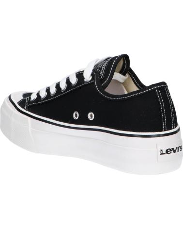Sapatilhas de Mulher e Menina e Menino LEVIS VBAL0031T HIGH BALL 0003 BLACK