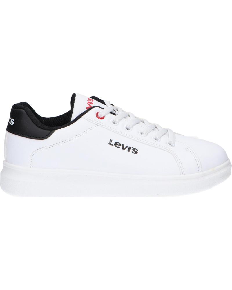Scarpe sport per Bambina e Bambino LEVIS VELL0050S ELLIS 0062 WHITE BLACK