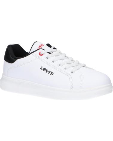Scarpe sport per Bambina e Bambino LEVIS VELL0050S ELLIS 0062 WHITE BLACK
