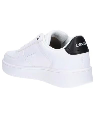 Zapatillas deporte de Mujer y Niña y Niño LEVIS VUNI0071S NEW UNION 0062 WHITE BLACK