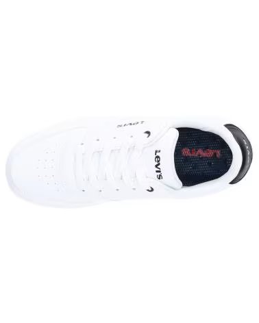 Zapatillas deporte de Mujer y Niña y Niño LEVIS VUNI0071S NEW UNION 0062 WHITE BLACK