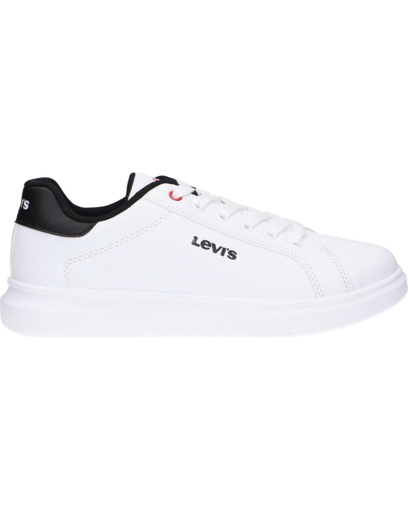 Deportivas de Mujer y Niña y Niño LEVIS VELL0051S ELLIS 0062 WHITE BLACK