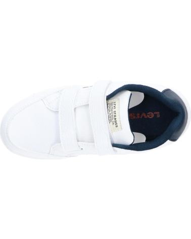 Sportschuhe für Mädchen und Junge LEVIS VMEM0020S MEMPHIS 0061 WHITE
